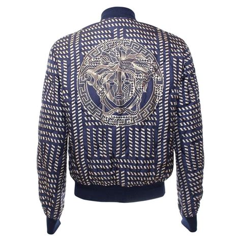 versace red white blue jacket 2017|Versace men's jacket for sale.